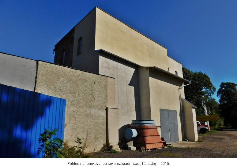 Pohled na renovovanou severoz�padn� ��st, Kolssteyn, 2015