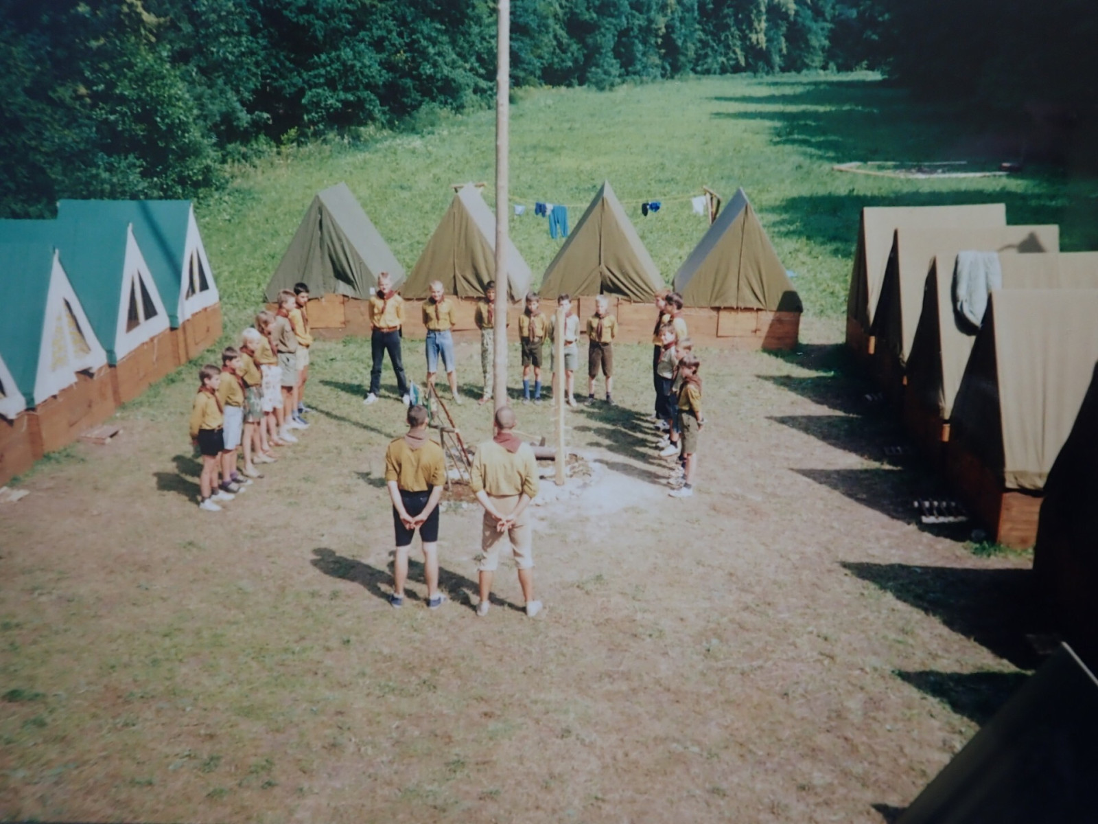 T�bor 1. odd�lu skaut� Chvalkovice 1993